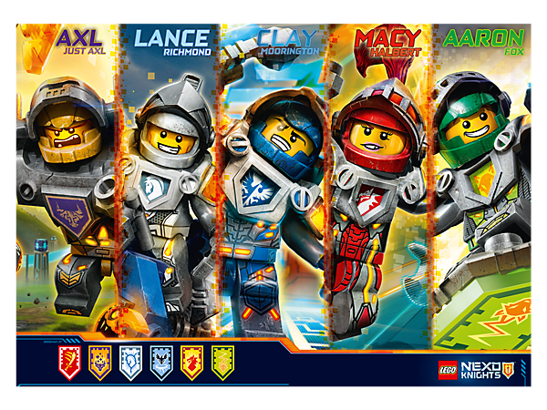 Nexo Knights Character Poster