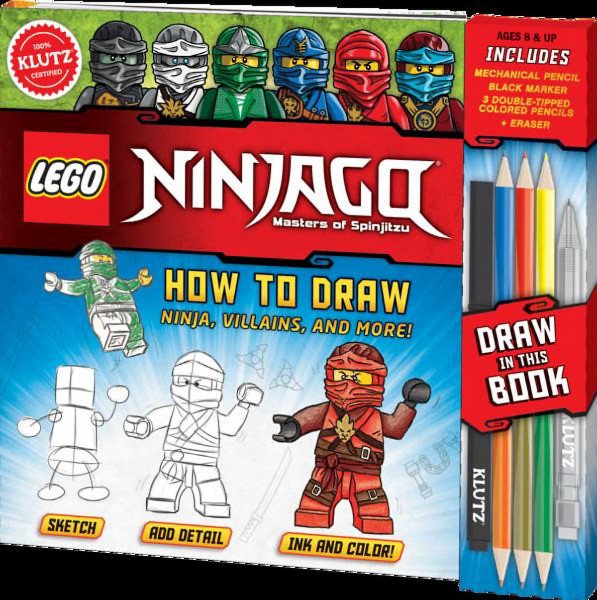 Ninjago: How to Draw Ninjas, Villains, and More!