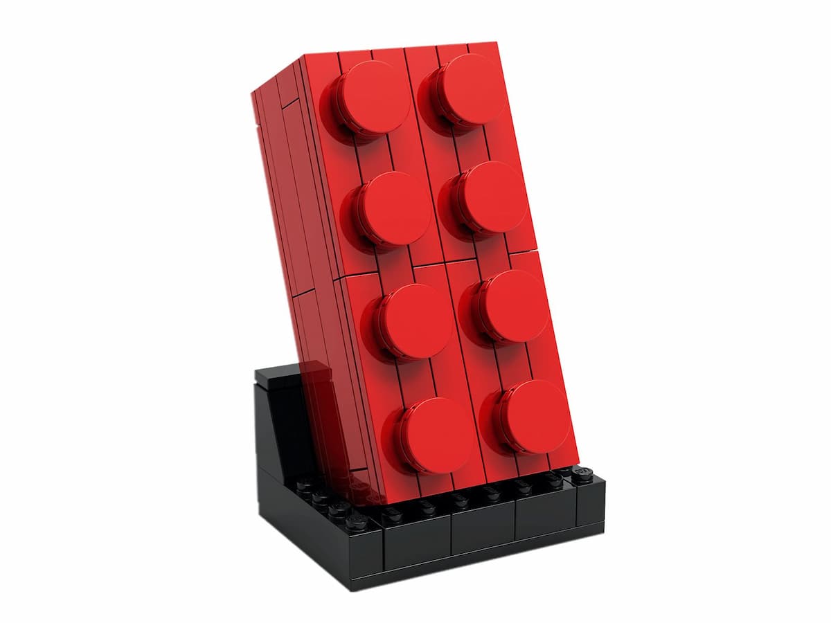 Buildable 2x4 Red Brick