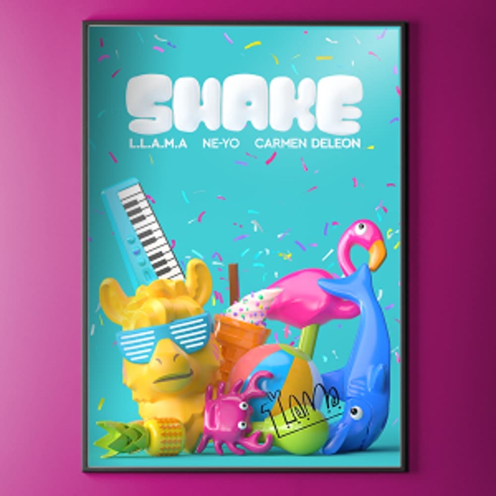 Signed L.L.A.M.A. Poster