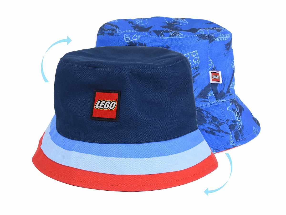 Reversible Lego Logo Bucket Hat