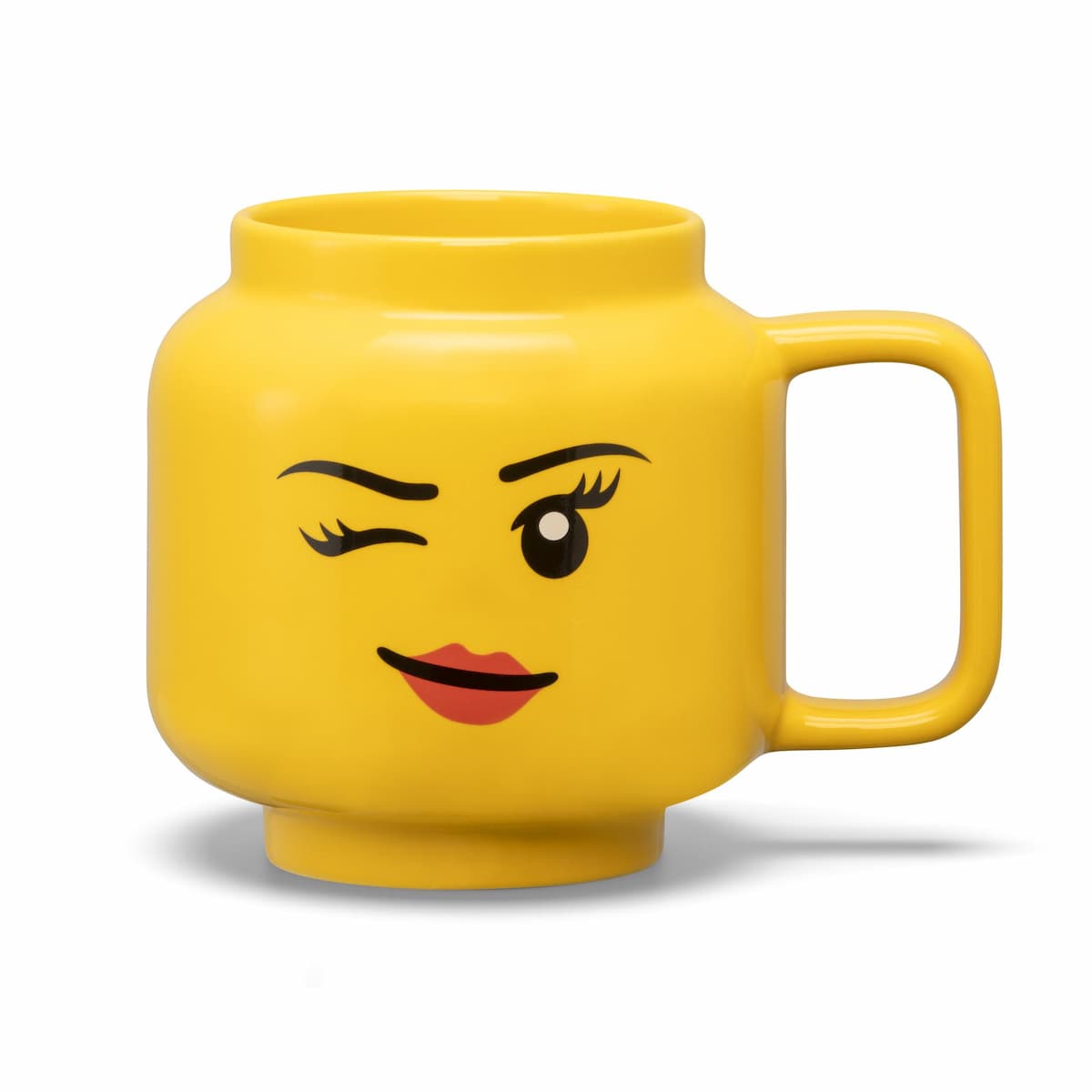 Minifigure Ceramic Mug (Girl Winking 530ml)