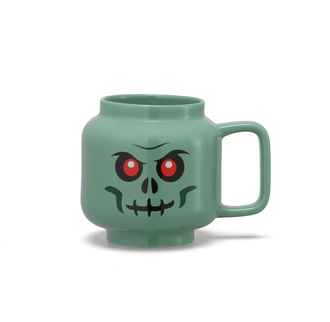 Minifigure Ceramic Mug (Green Skeleton 530ml)