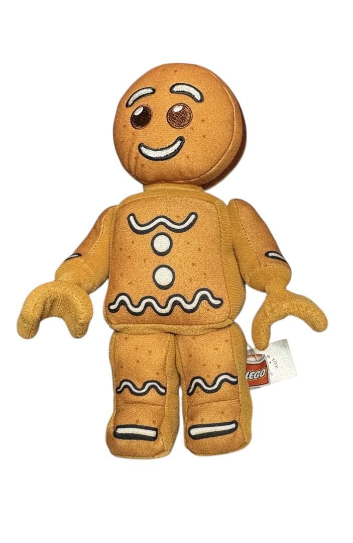 Minifigure Gingerbread Man 9” Plush Character