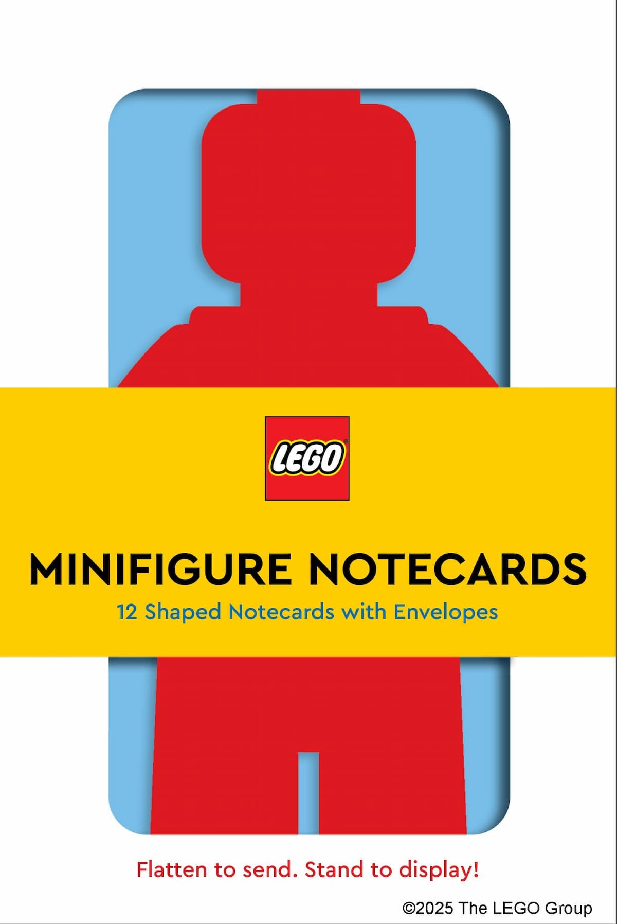 Minifigure Notecards: 12 Shaped Notecards with Envelopes