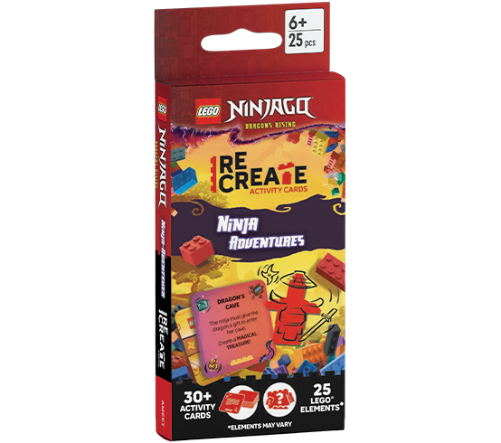 Ninjago: Dragons Rising: ReCreate Activity Cards: Ninja Adventures