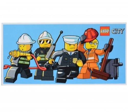 City Minifigs Towel