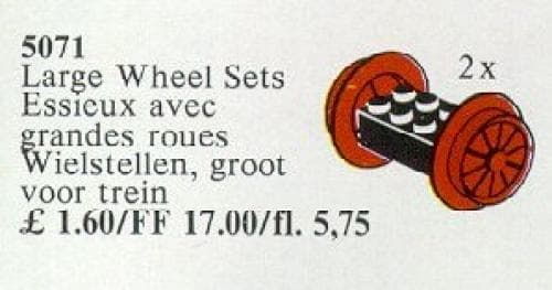Wheel Sets, Large, Red