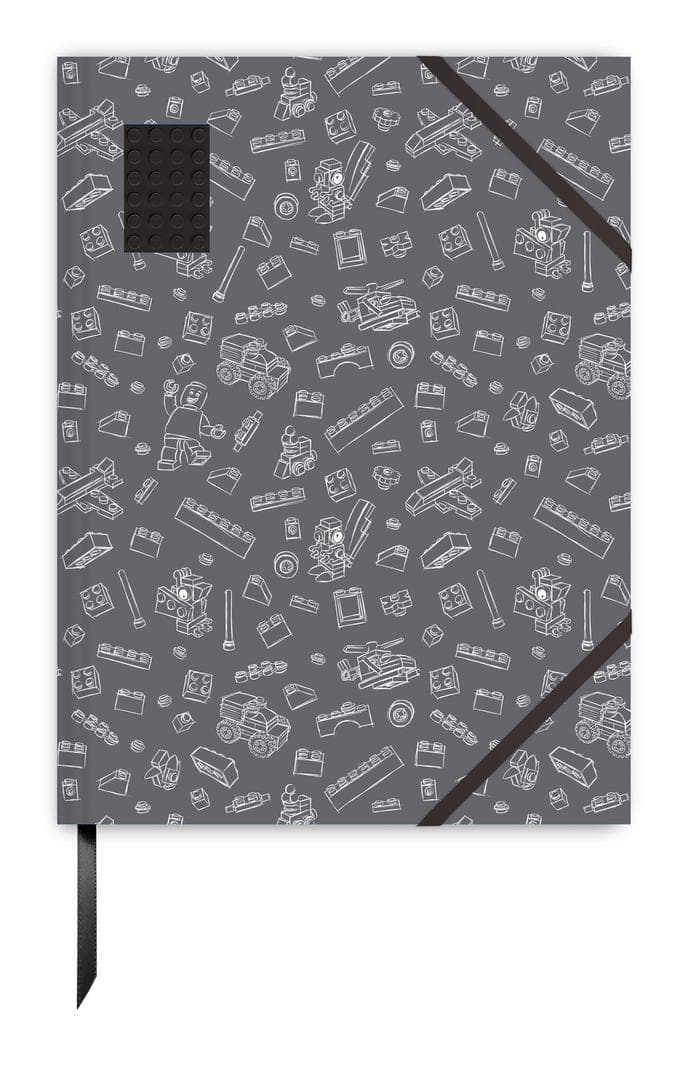 4 x 6 Embedded Brick Notebook - Grey