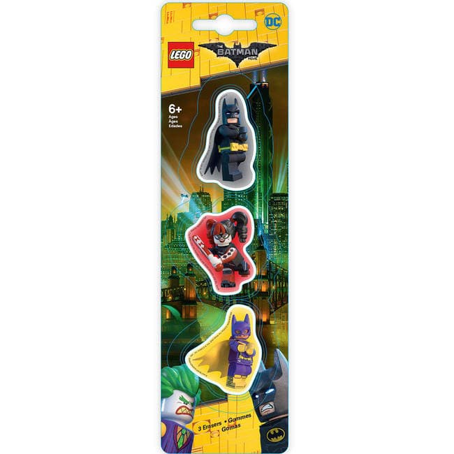 The LEGO Batman Movie: 3 Eraser Set
