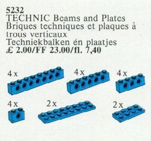 TECHNIC Beams and Plates [Blue]