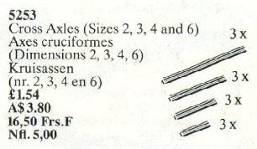 Cross Axles (Sizes 2, 3, 4, 6)