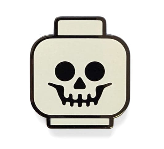 Skeleton Head Snap Button