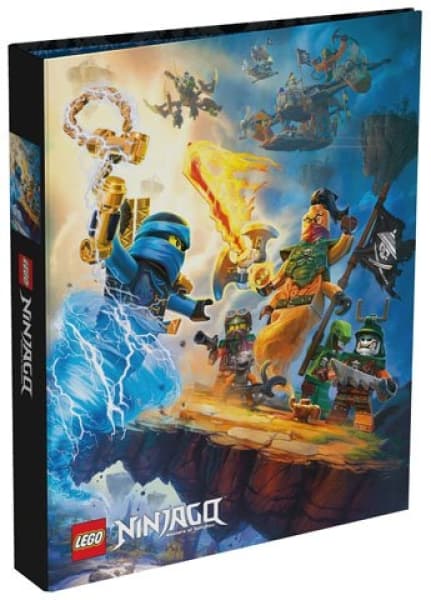 Ninjago Lightning Battle Ring Binder (4-Rings)