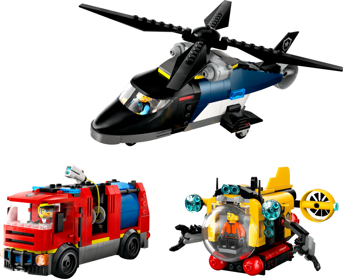 Helicopter, Fire Truck & Submarine Remix