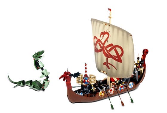 Viking Ship challenges the Midgard Serpent