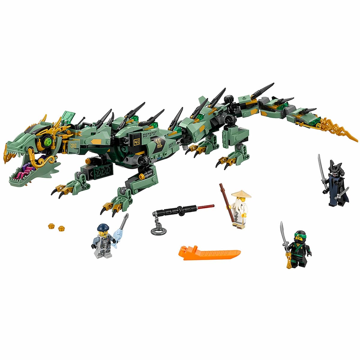 Green Ninja Mech Dragon