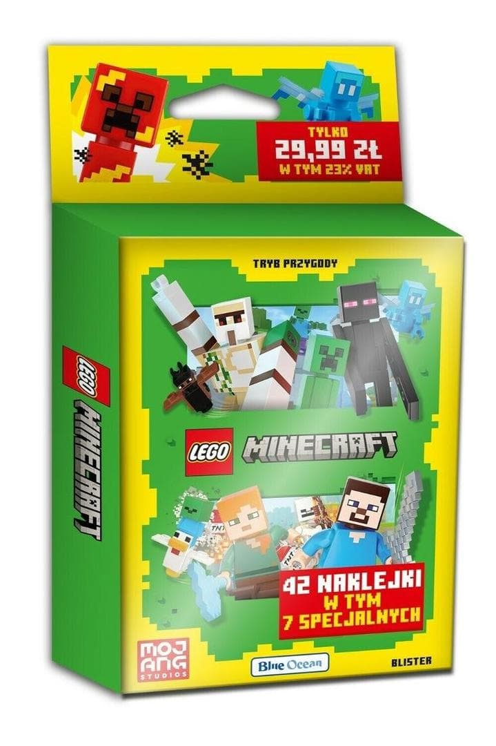 Minecraft Sticker Collection: Adventure Mode - Eco-Blister (7 Packs)