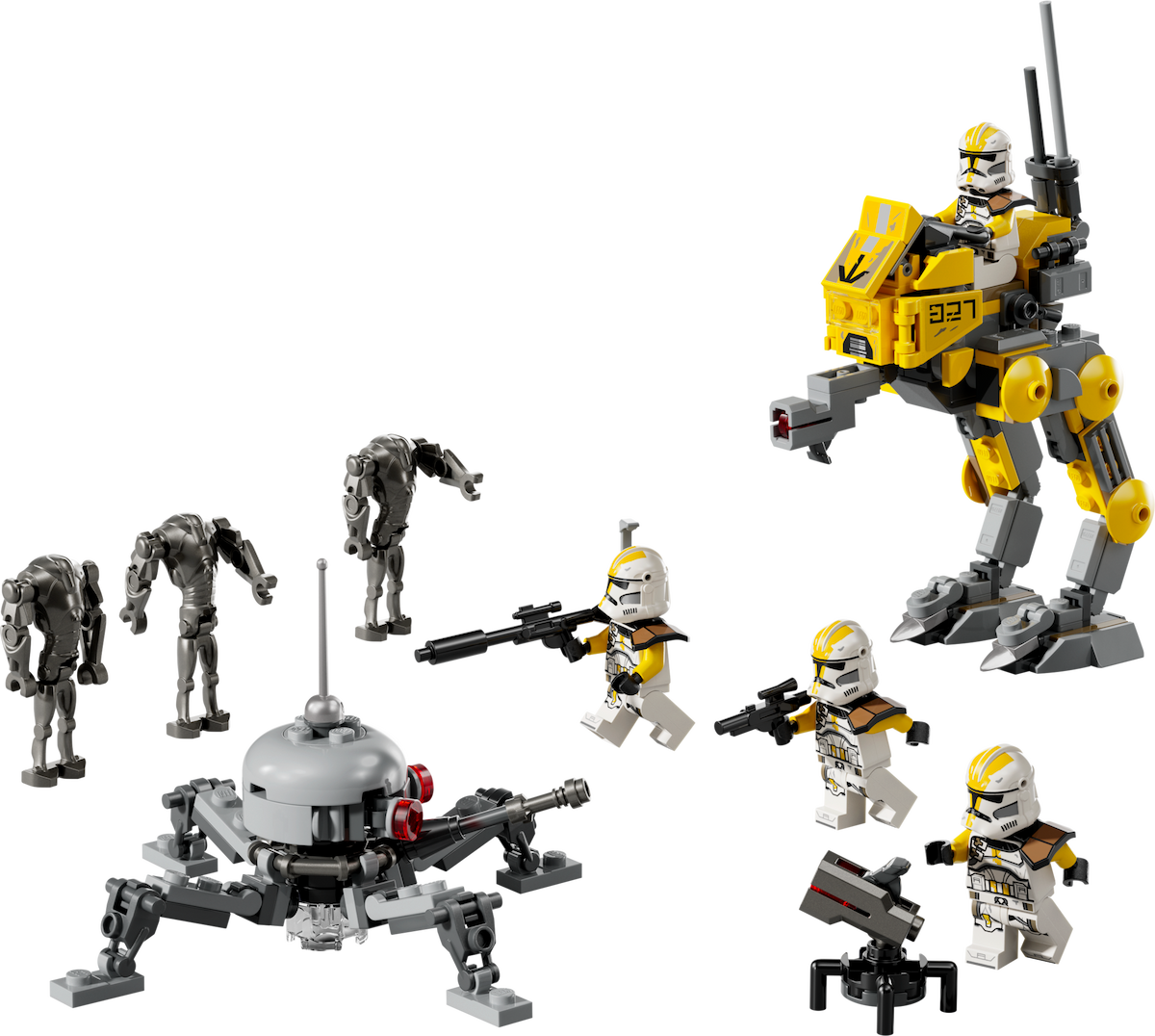 327th Star Corps Clone Troopers Battle Pack