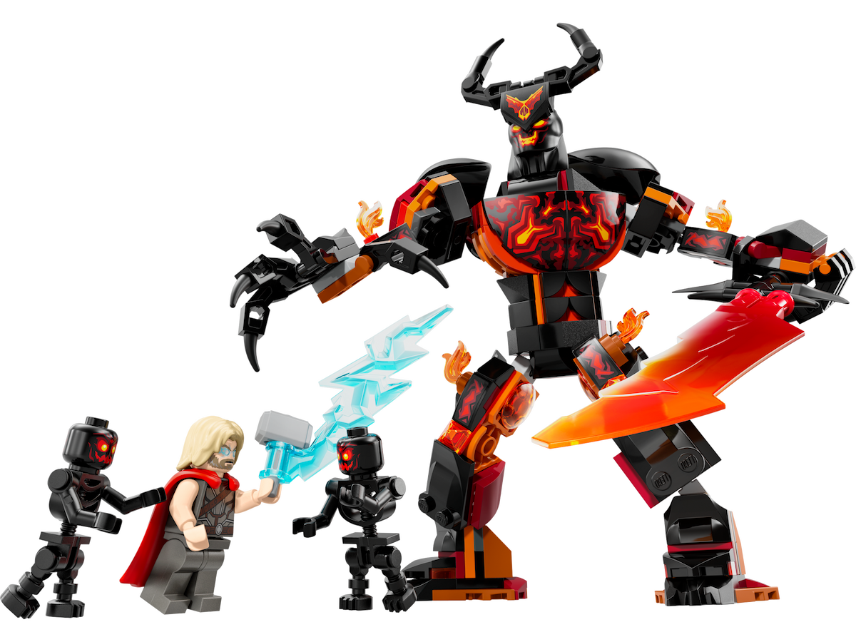 Thor vs. Surtur Construction Figure