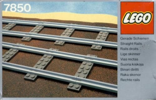 8 Straight Rails Gray 4.5v