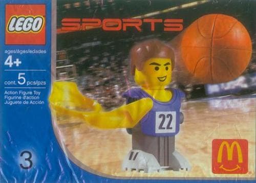 McDonald's Sports Set Number 3 - Blue Basketball Player #22