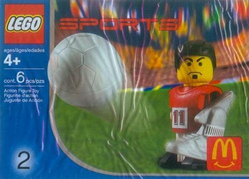 McDonald's Sports Set Number 2 - Red Soccer Player #11