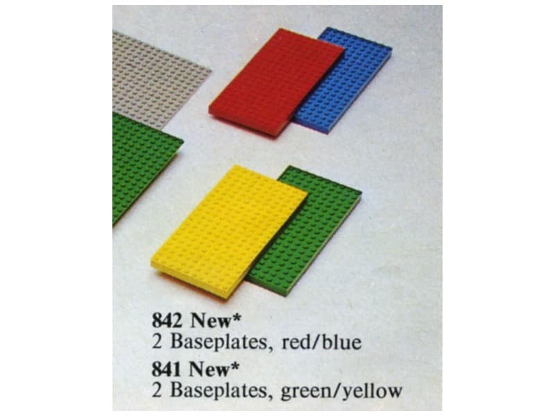 Baseplates, Red and Blue