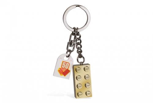 Chrome Gold Brick Key Chain