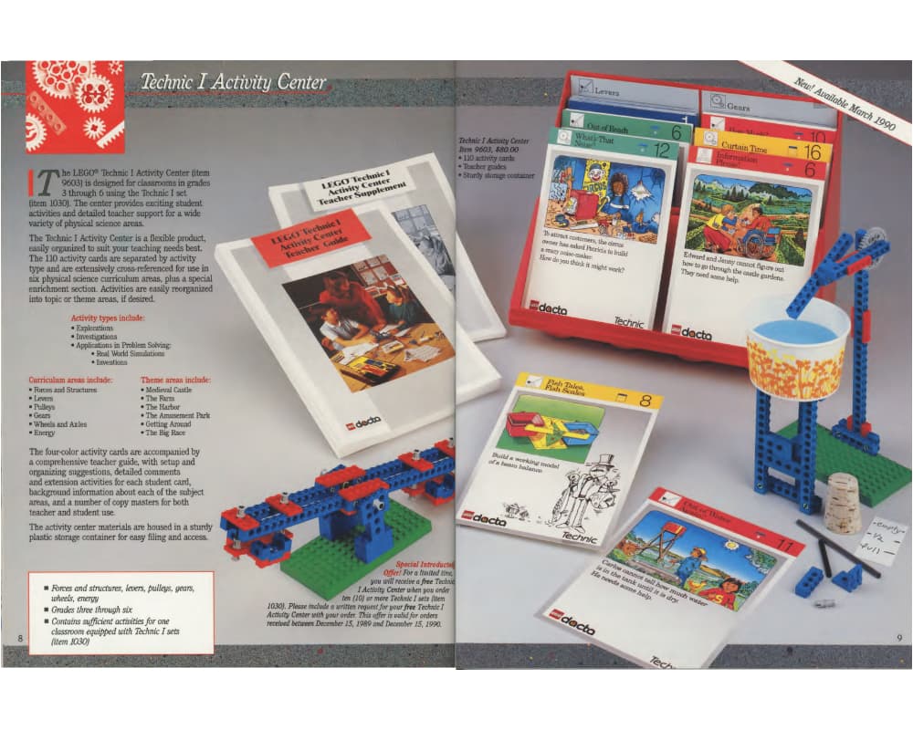 TECHNIC I Activity Centre Cards