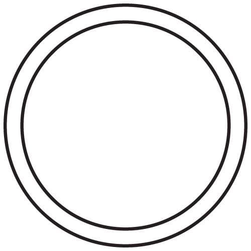 Small White Bands (Pack of 24)