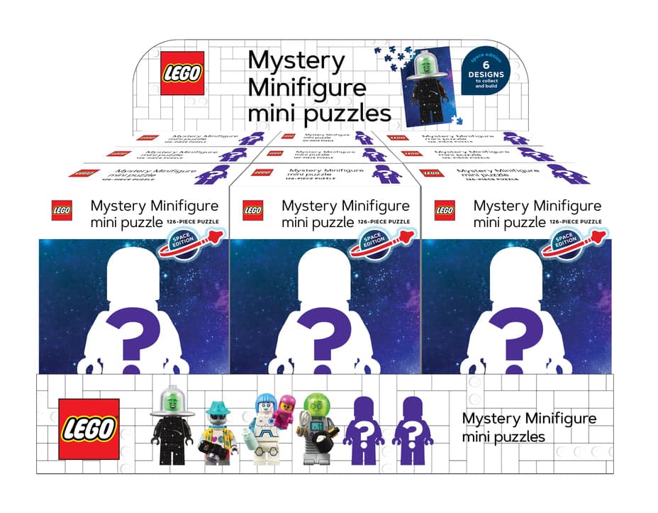 Mystery Minifigure Mini Puzzle (Space Edition) - 12 Pack