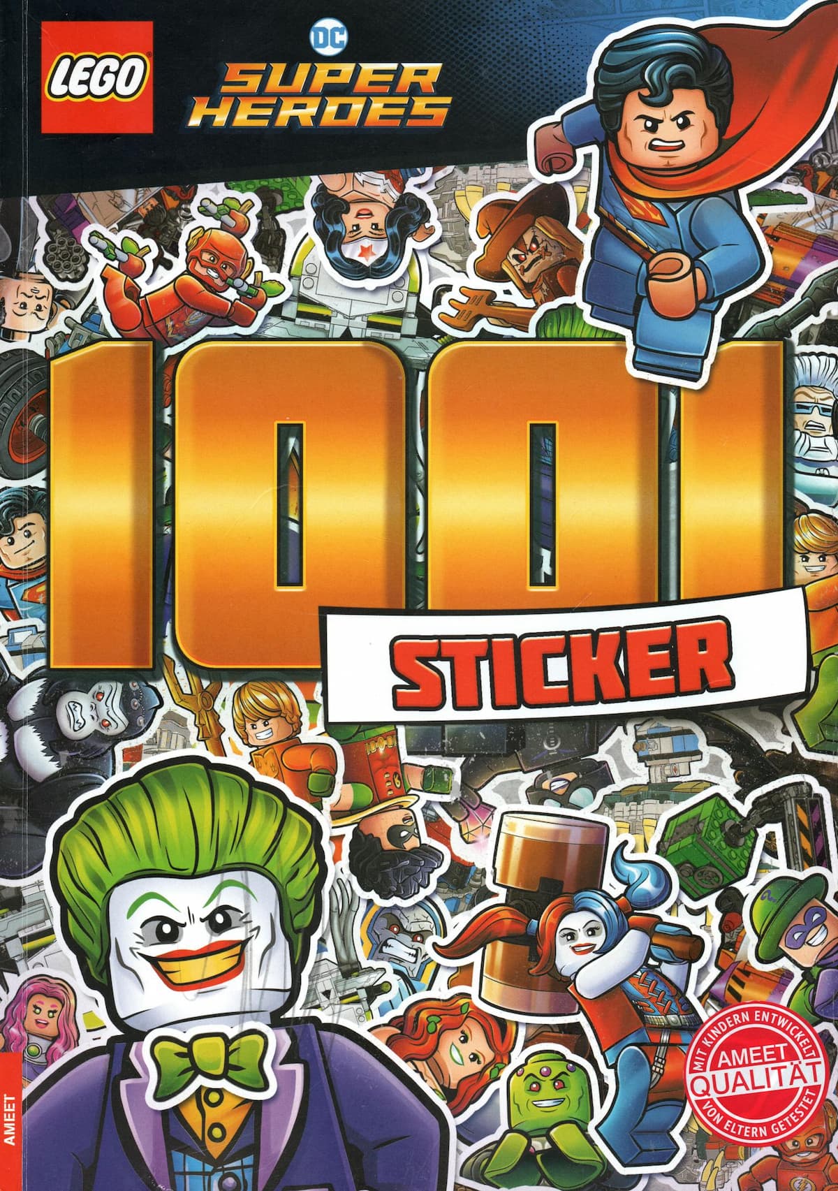 DC Comics Super Heroes: 1001 Stickers Heroes vs Villains