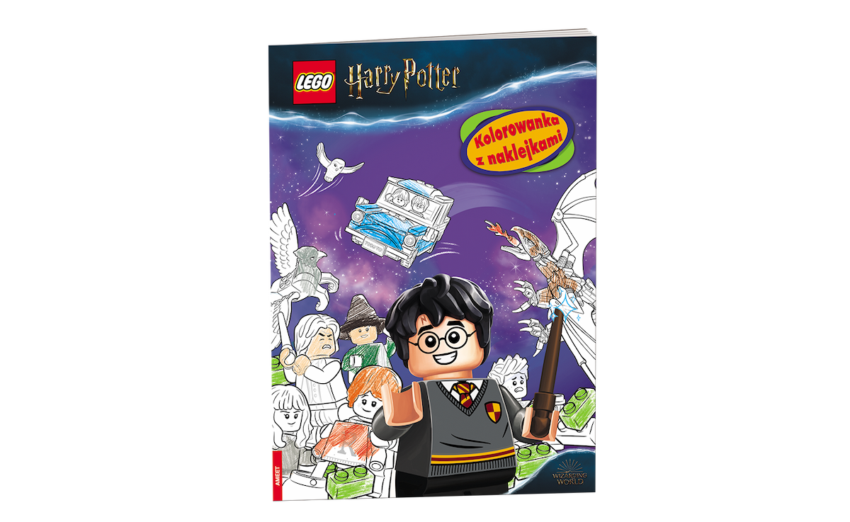 Harry Potter: Kolorowanka z Naklejkami
