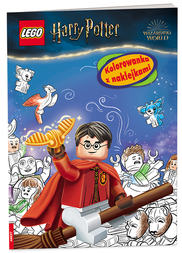 Harry Potter: Kolorowanka z Naklejkami