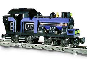 Large Train Engine Blue