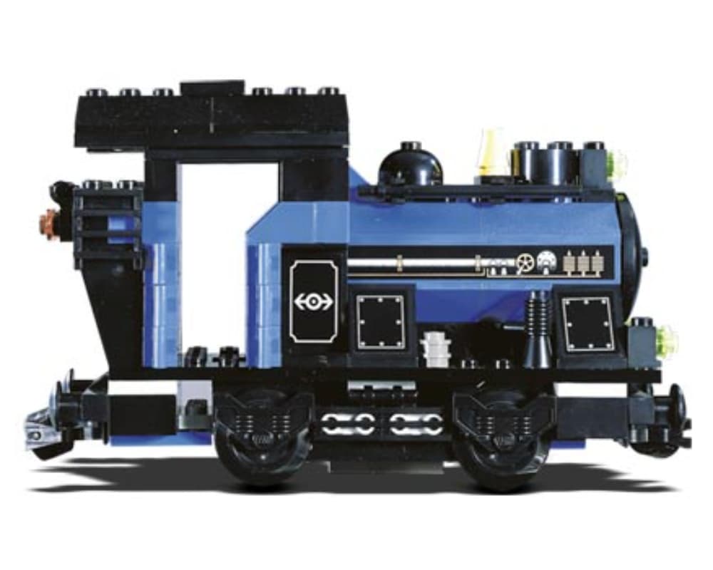 Small Train Engine Blue