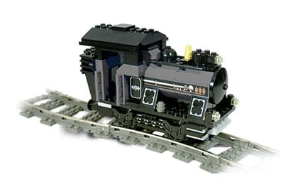 Small Train Engine Gray