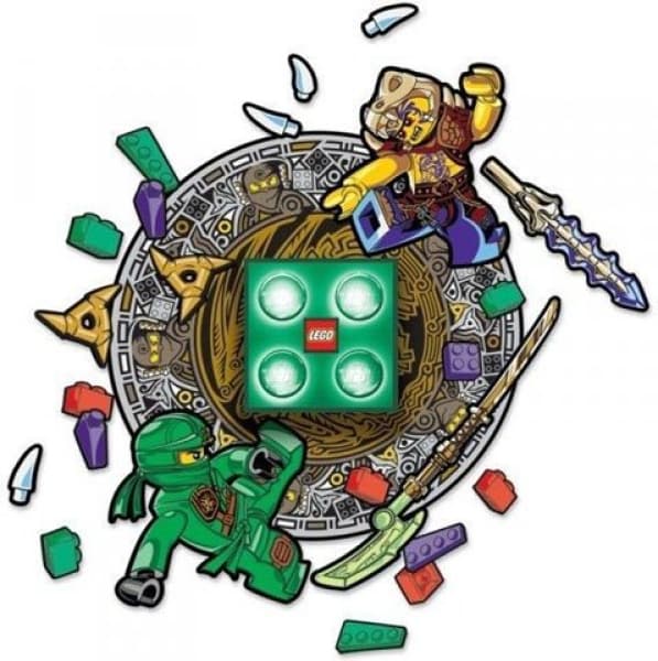 Ninjago Brick Night Light and Wall Decals - Lloyd