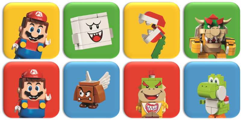 Super Mario Refrigerator Magnets