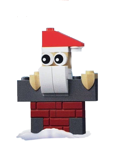 Santa In A Chimney