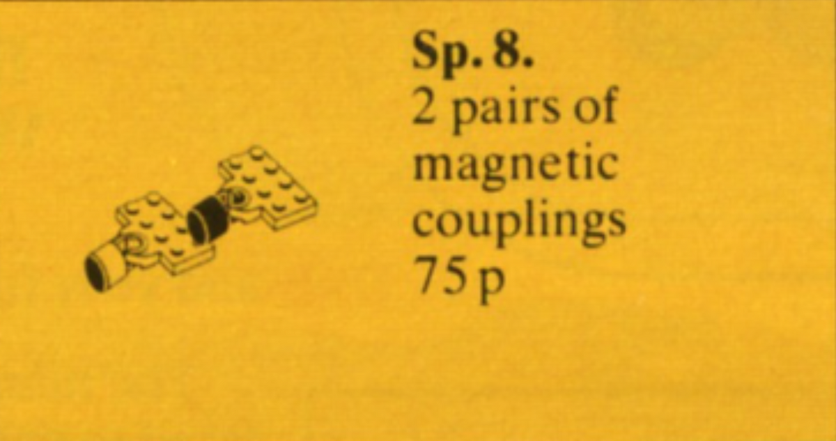 Magnetic Train Couplers with Plates