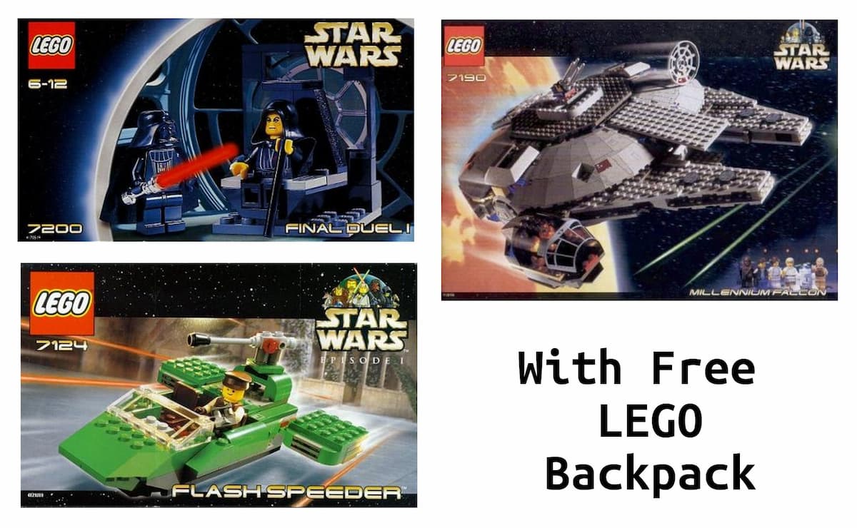 Star Wars Value Pack with Free LEGO Backpack