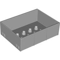 Duplo Trailer Bed with 2 x 4 Studs and Four Sides