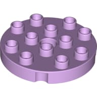 Duplo Plate Round 4 x 4