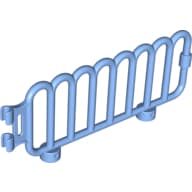 Duplo Fence Railing with Scalloped Top and Clips on End