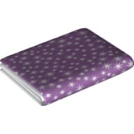 Duplo Blanket 5 x 6 with White Stars Print