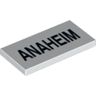 Tile 2 x 4 with 'Anaheim' Print