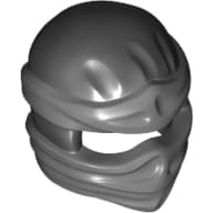 Wrap with Short Back Knot, Dark Bluish Gray Pattern