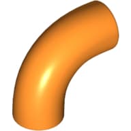 Brick Round 1 x 1 diameter Tube with 90 Degree Elbow (2 x 2 x 1) and Axle Holes (Crossholes) at each end